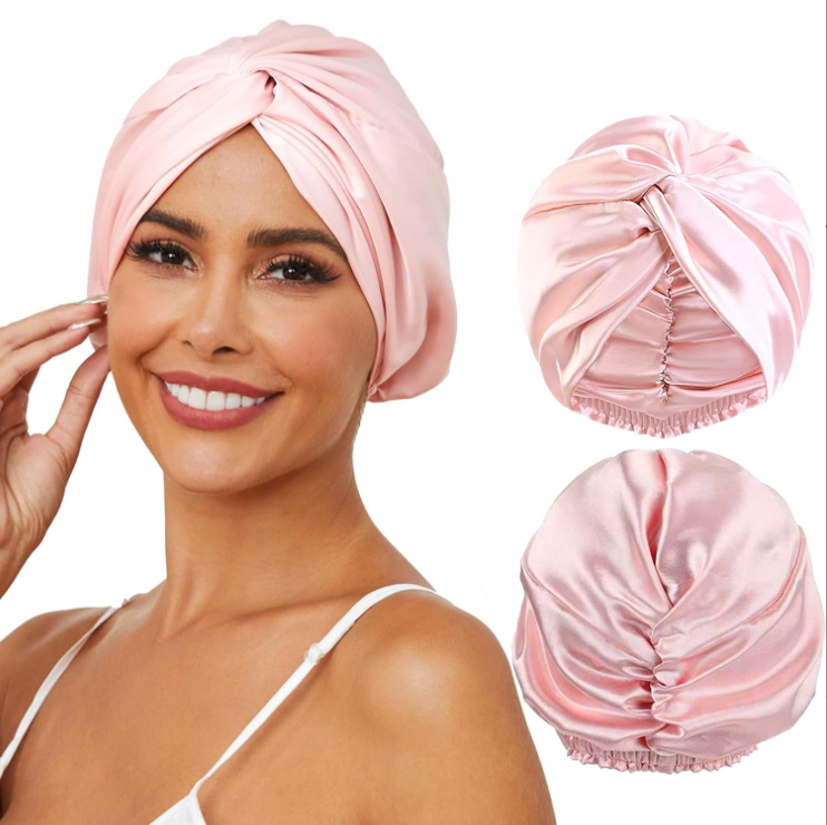 Fashion Satin Sleep Turban Soft Twist Knot Head Wrap
